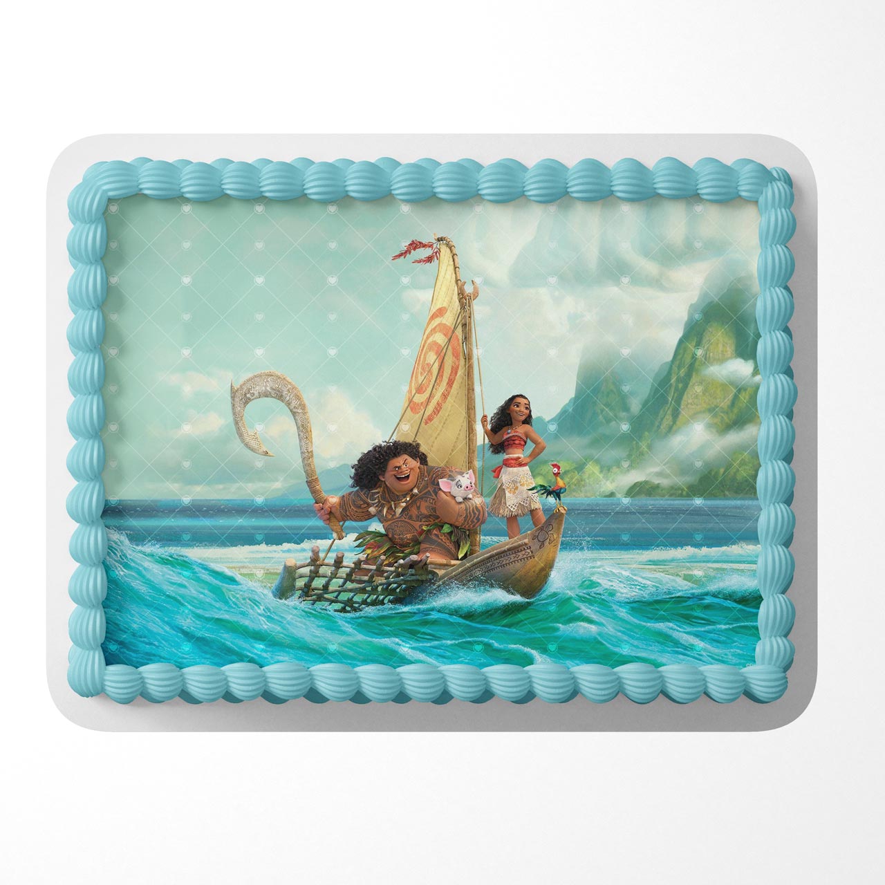 Maona Kids Island Edible Cake Topper