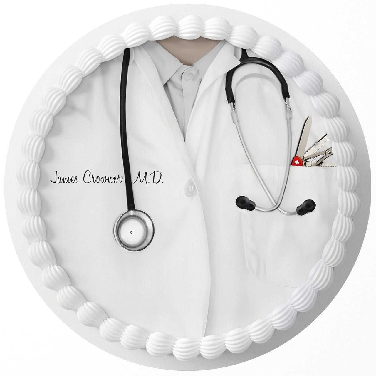 Medical Graduation Hosptial Doctor Round – Icing Sheet Birthday - Personalized Edible Cake Topper | Custom Icing Sheet | Birthday Cake Decoration