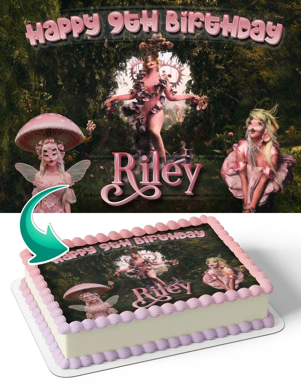 Melanie Martinez Portals Album Edible Cake Topper