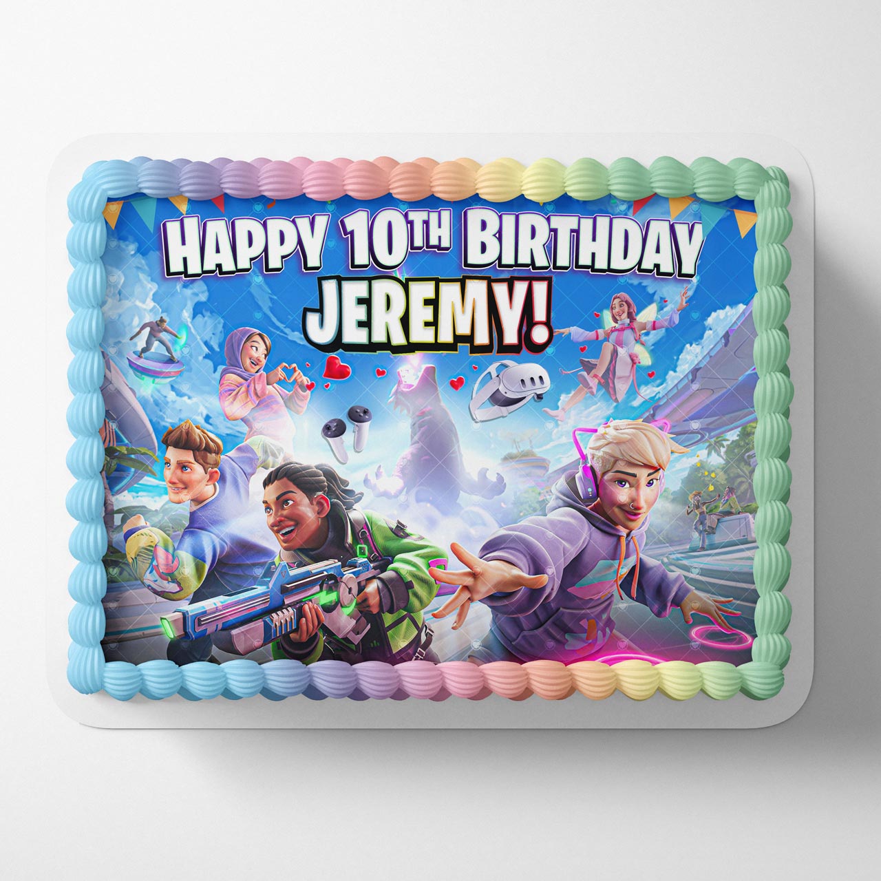 Meta Horizon Worlds Edible Cake Topper