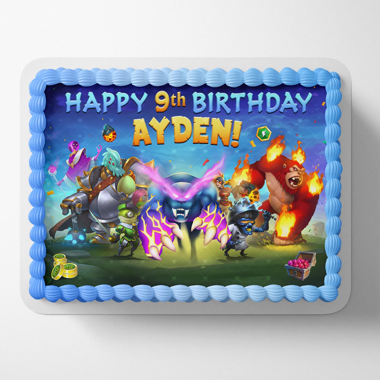 Monster Legends Competitive Beast Edible Cake Topper
