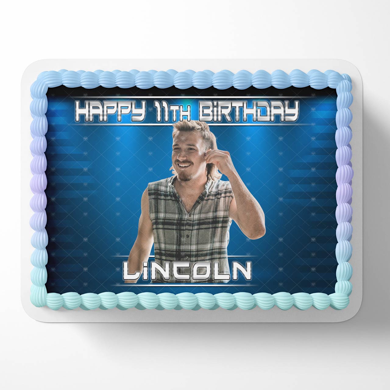 Morgan Wallen MGF Edible Cake Topper