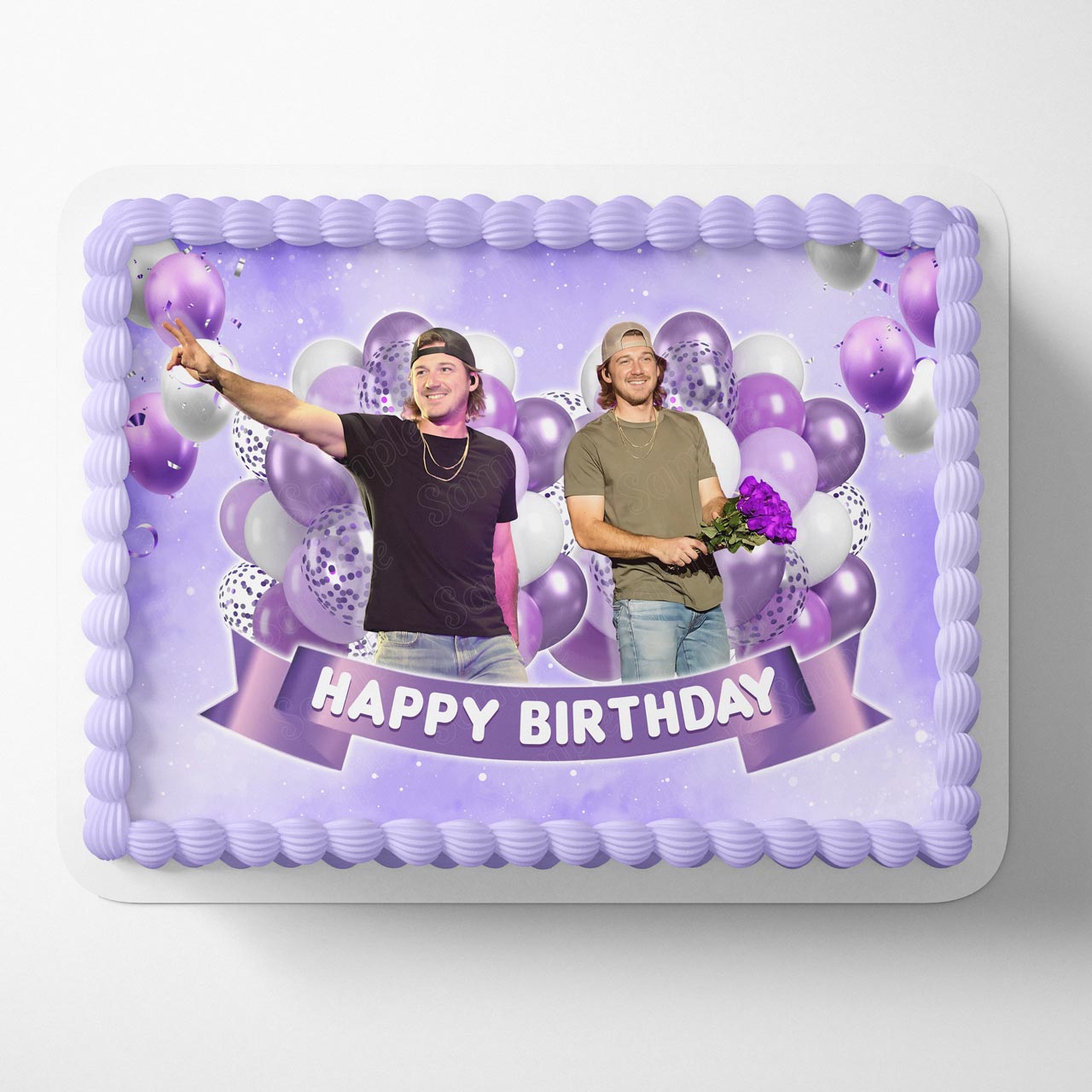 Morgan Walen King Country Music C Edible Cake Topper
