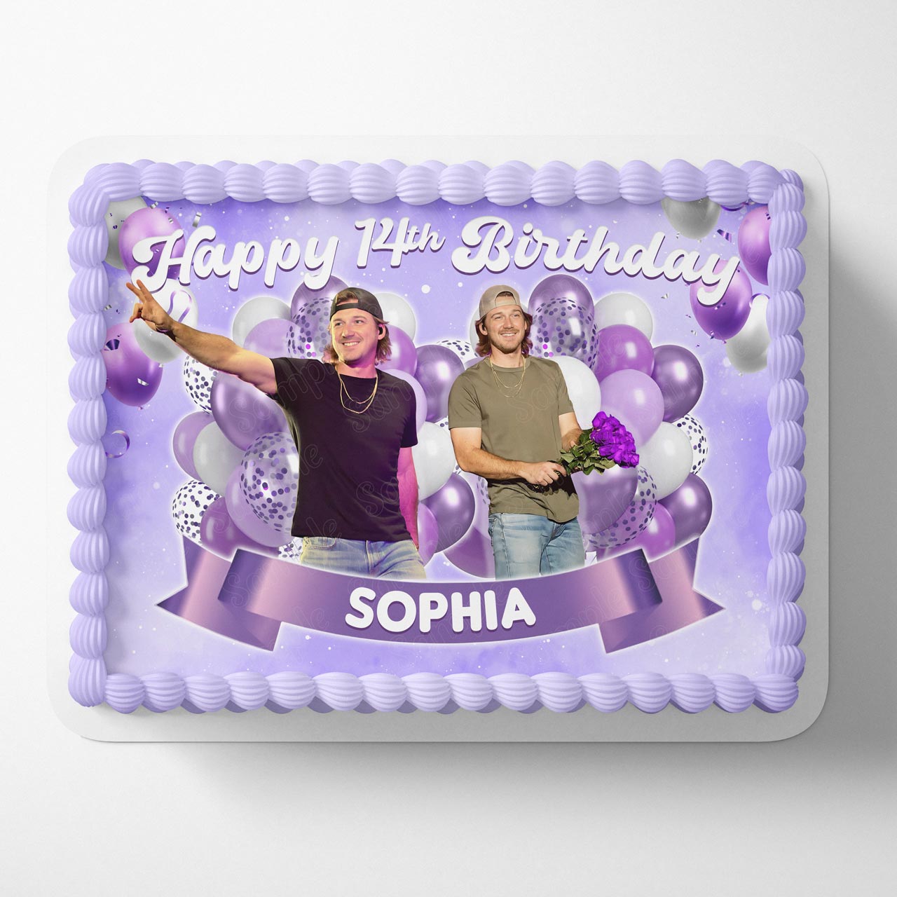 Morgan Walen King Country Music P Edible Cake Topper