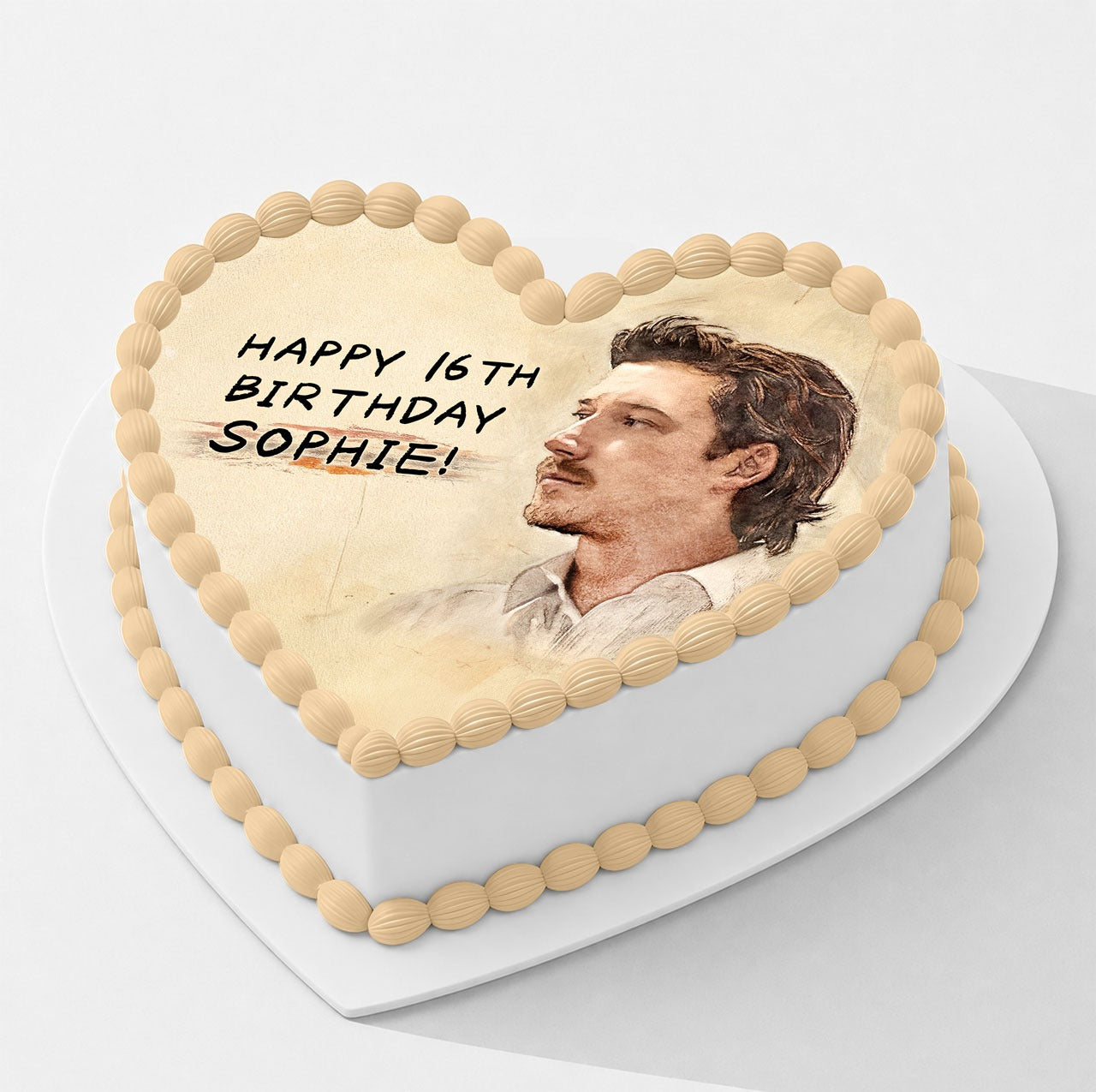 Morgan Wallen "I'm The Problem" Heart Shape - Personalized Edible Cake Topper | Custom Icing Sheet | Birthday Cake Decoration