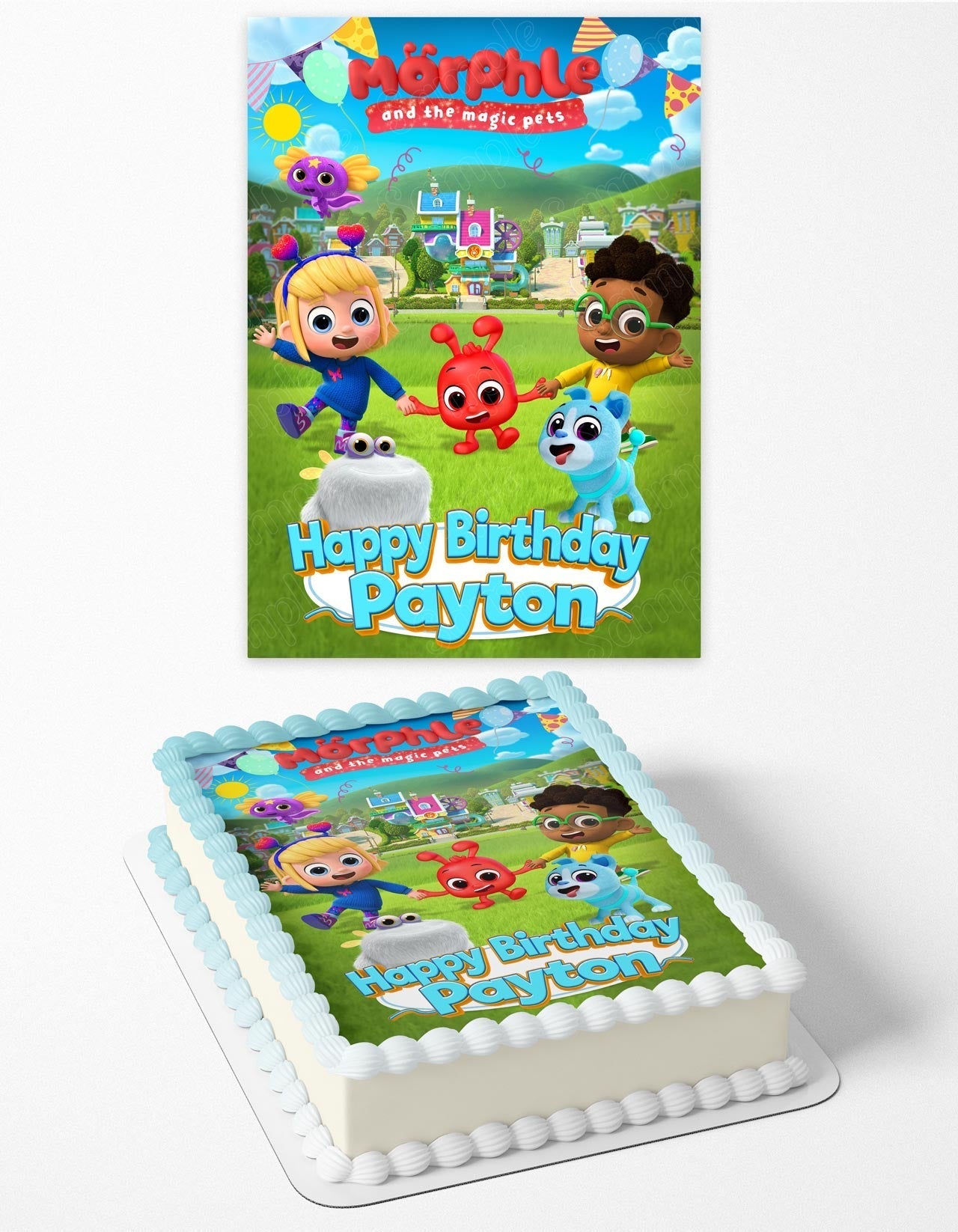 Morphle and the Magic Pets Edible Cake Topper