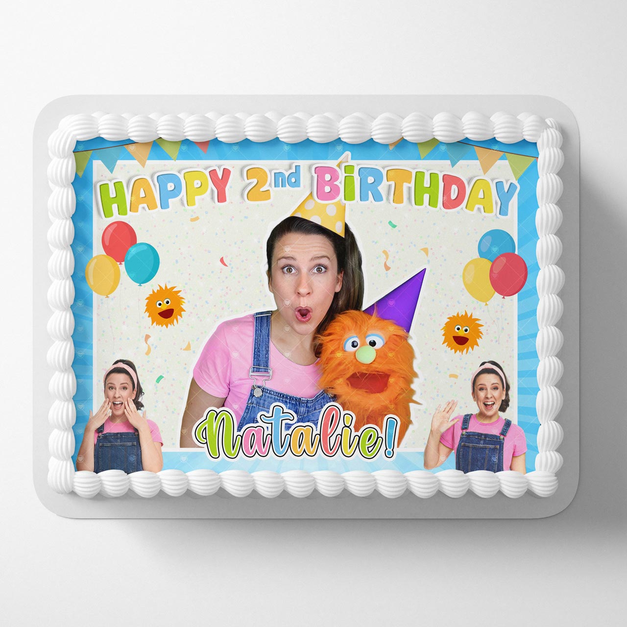 MsRachel Herbie Edible Cake Topper
