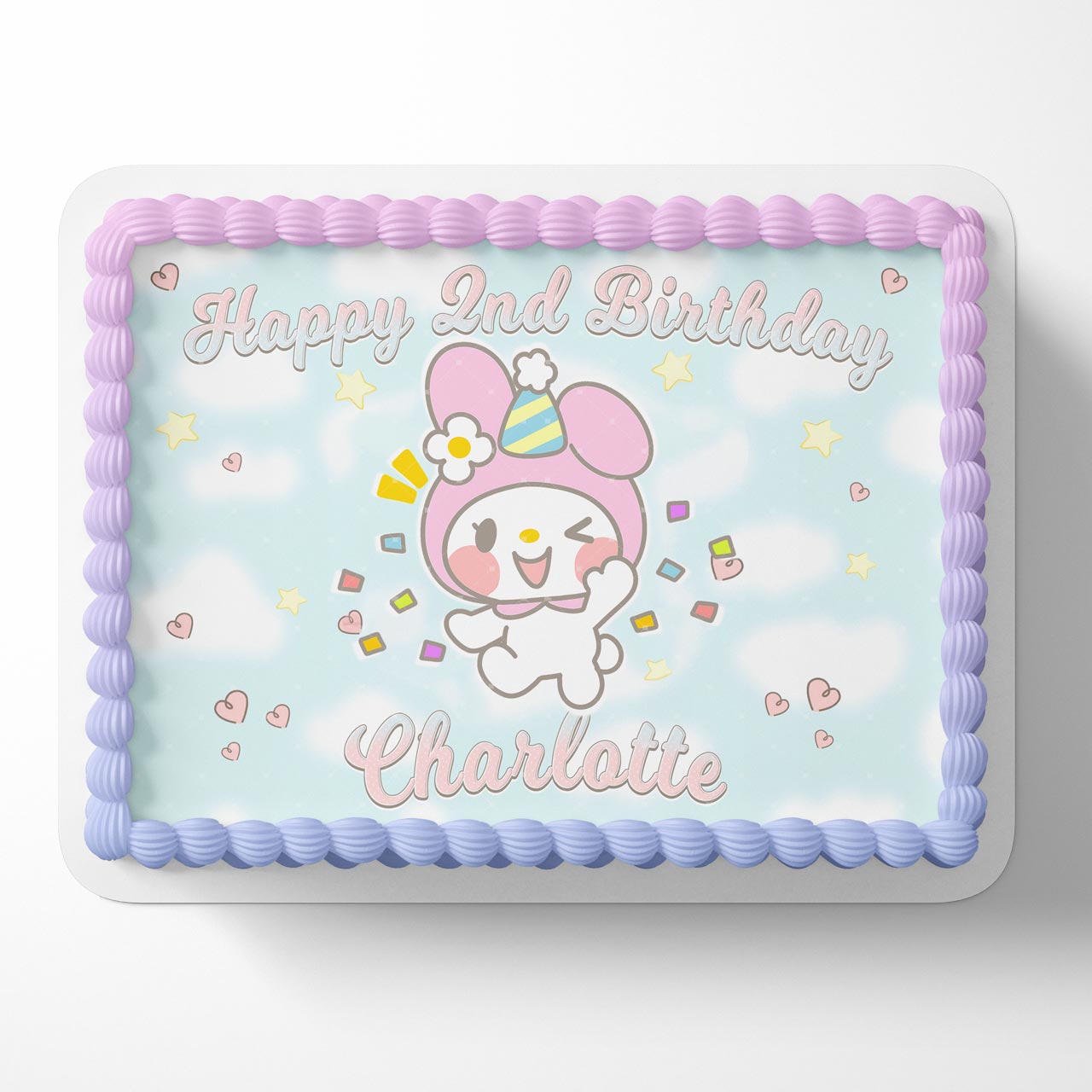 My Melody Kitties Kids Girls Hello Cinnamoroll by Sanrio Edible Cake Topper