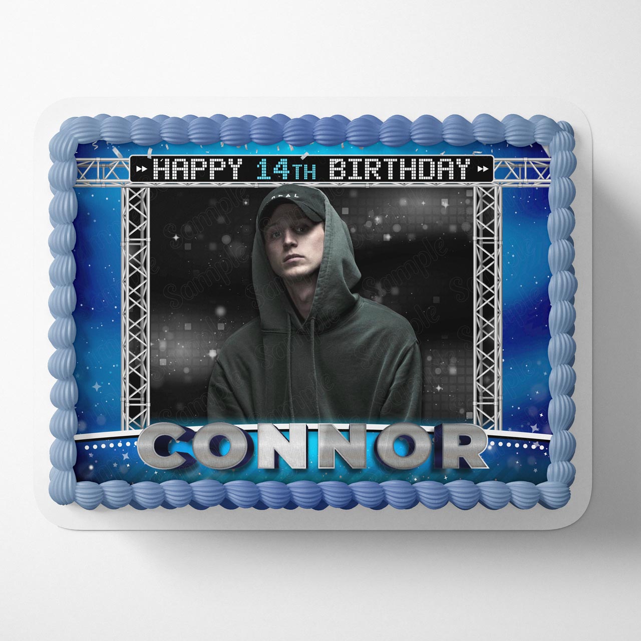 NF Singer Rapper Edible Cake Topper