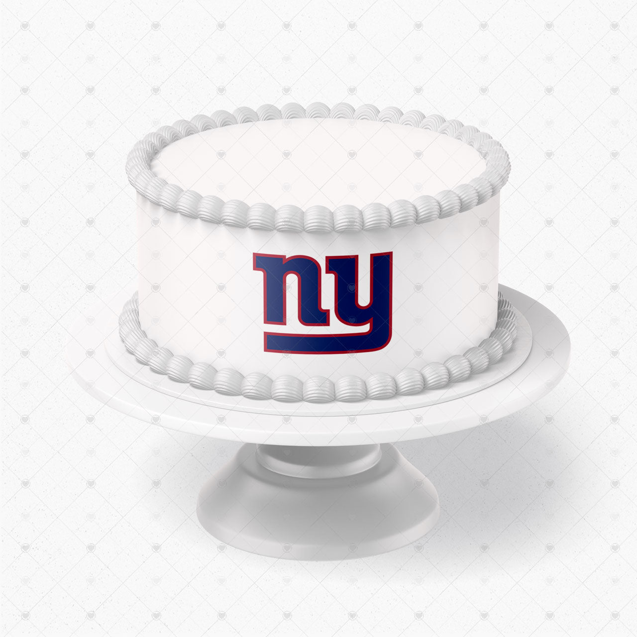 New York Giants Logo Edible Cake Wrap Strip – Icing Sheet Cake Si - Personalized Edible Cake Topper | Custom Icing Sheet | Birthday Cake Decoration