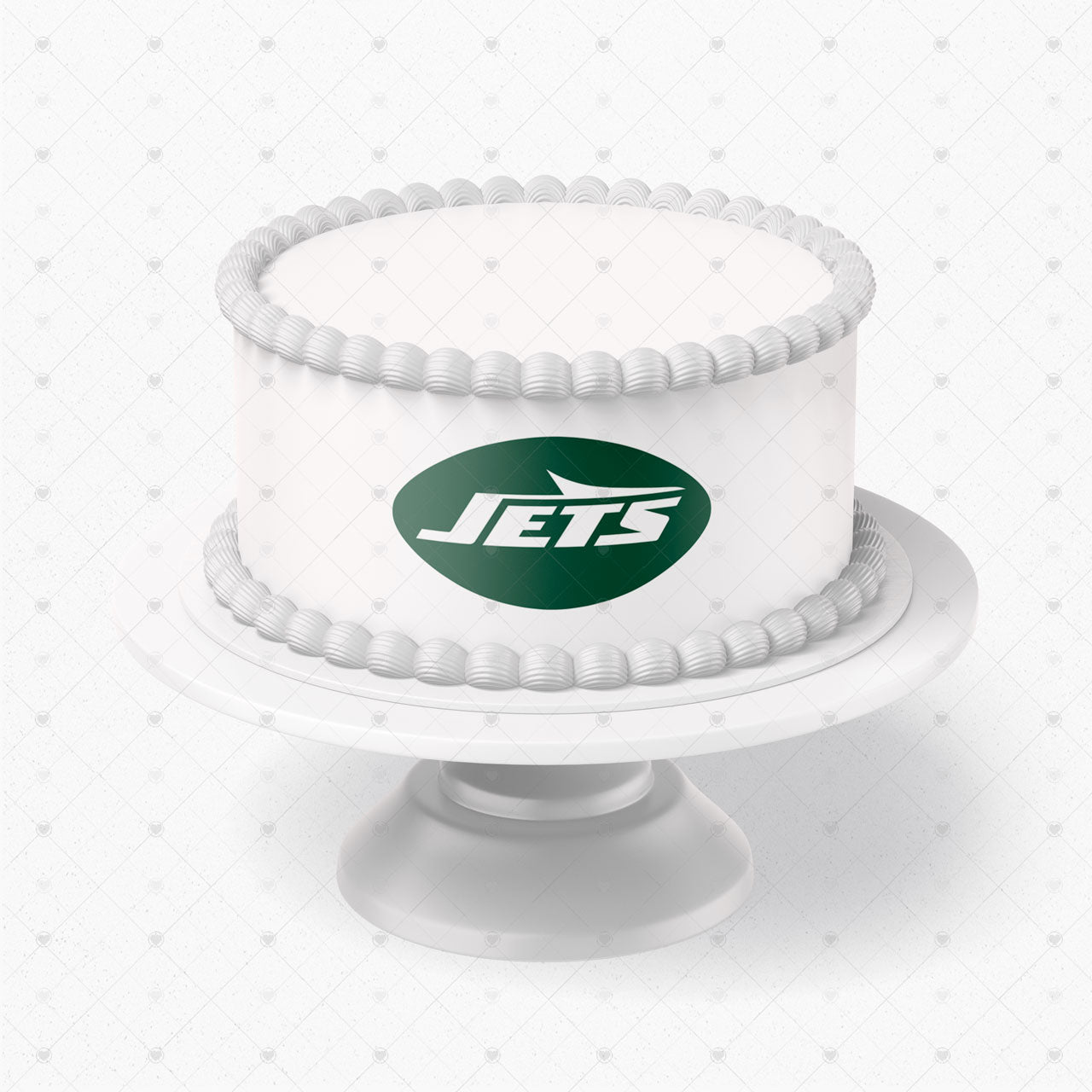 New York Jets Themed Logo Edible Cake Wrap Strip – Icing Sheet Ca - Personalized Edible Cake Topper | Custom Icing Sheet | Birthday Cake Decoration