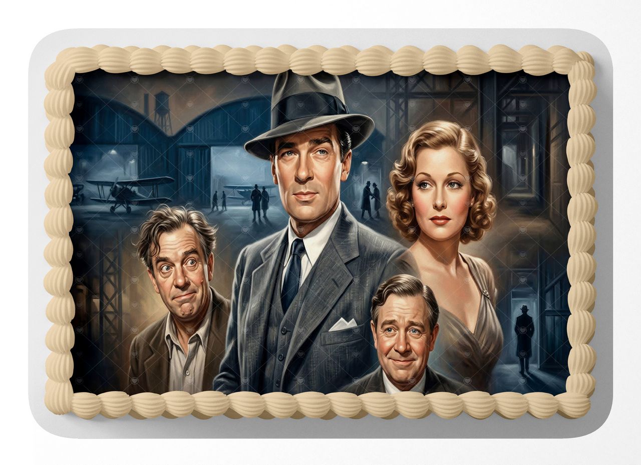 Nick Carter Master Detective Classic Film edible cake topper