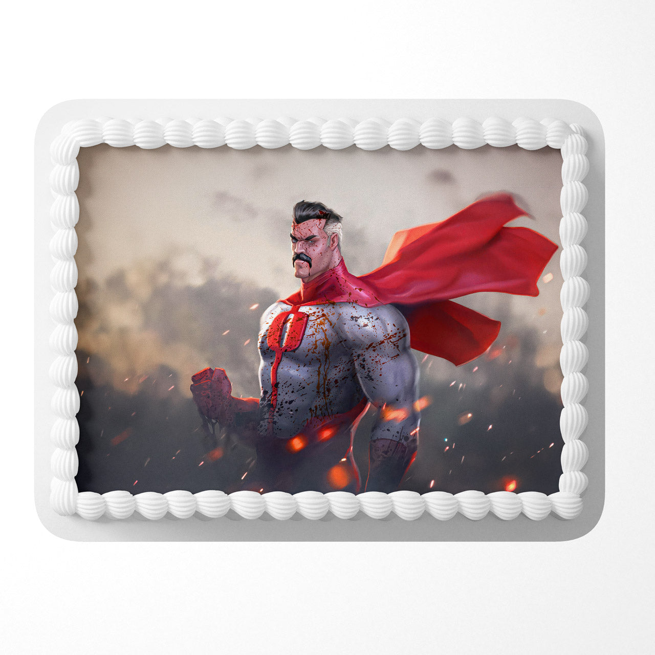 Omni Man Invincible Edible Cake Topper