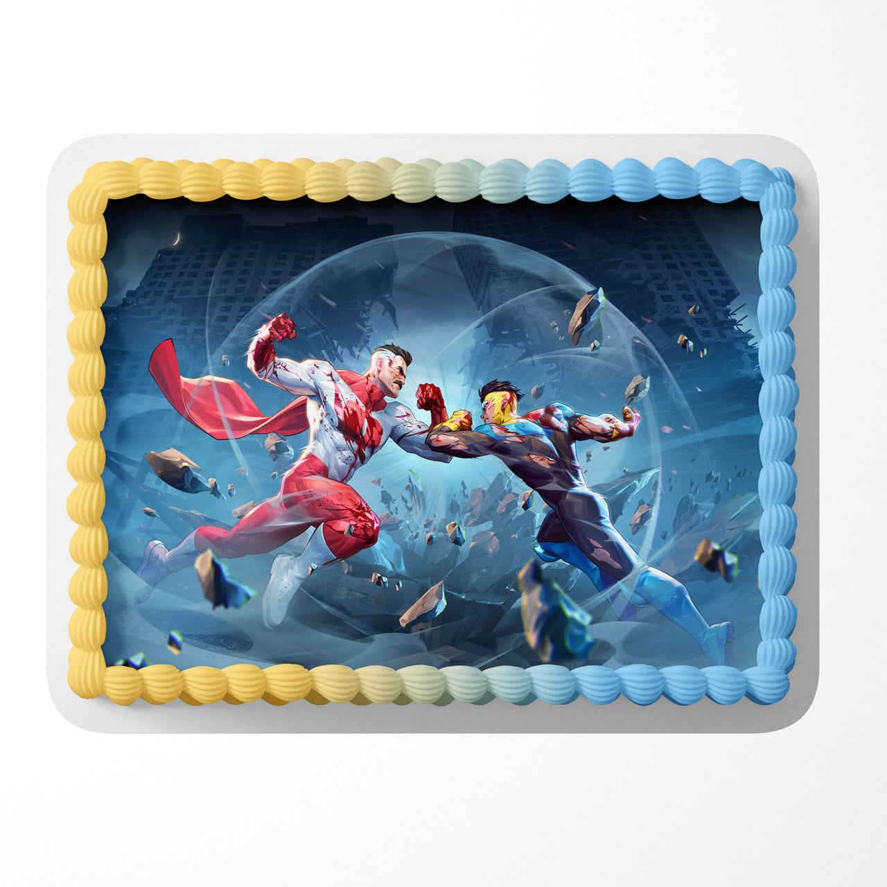 Omni Man Mark Invincible Edible Cake Topper