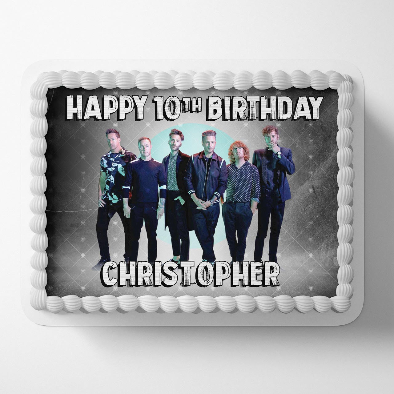 OneRepublic Band Edible Cake Topper