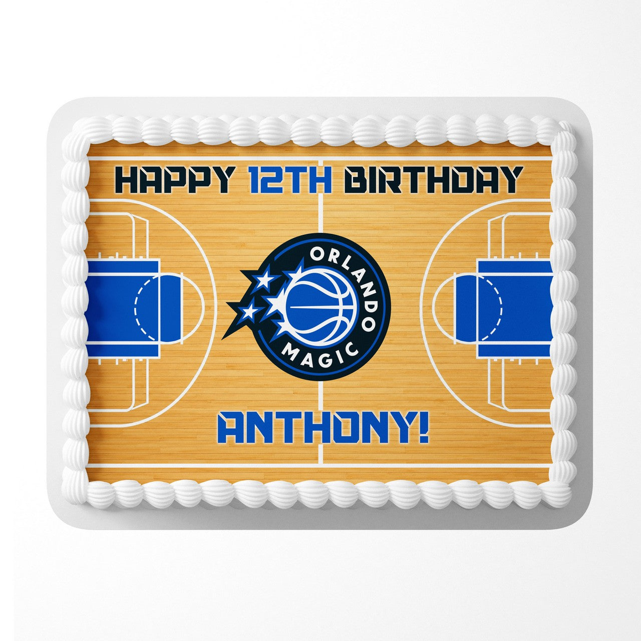 Orlando Magic Basketball Edible Cake Image - Edible Cake Topper Birthday Cake Decoration