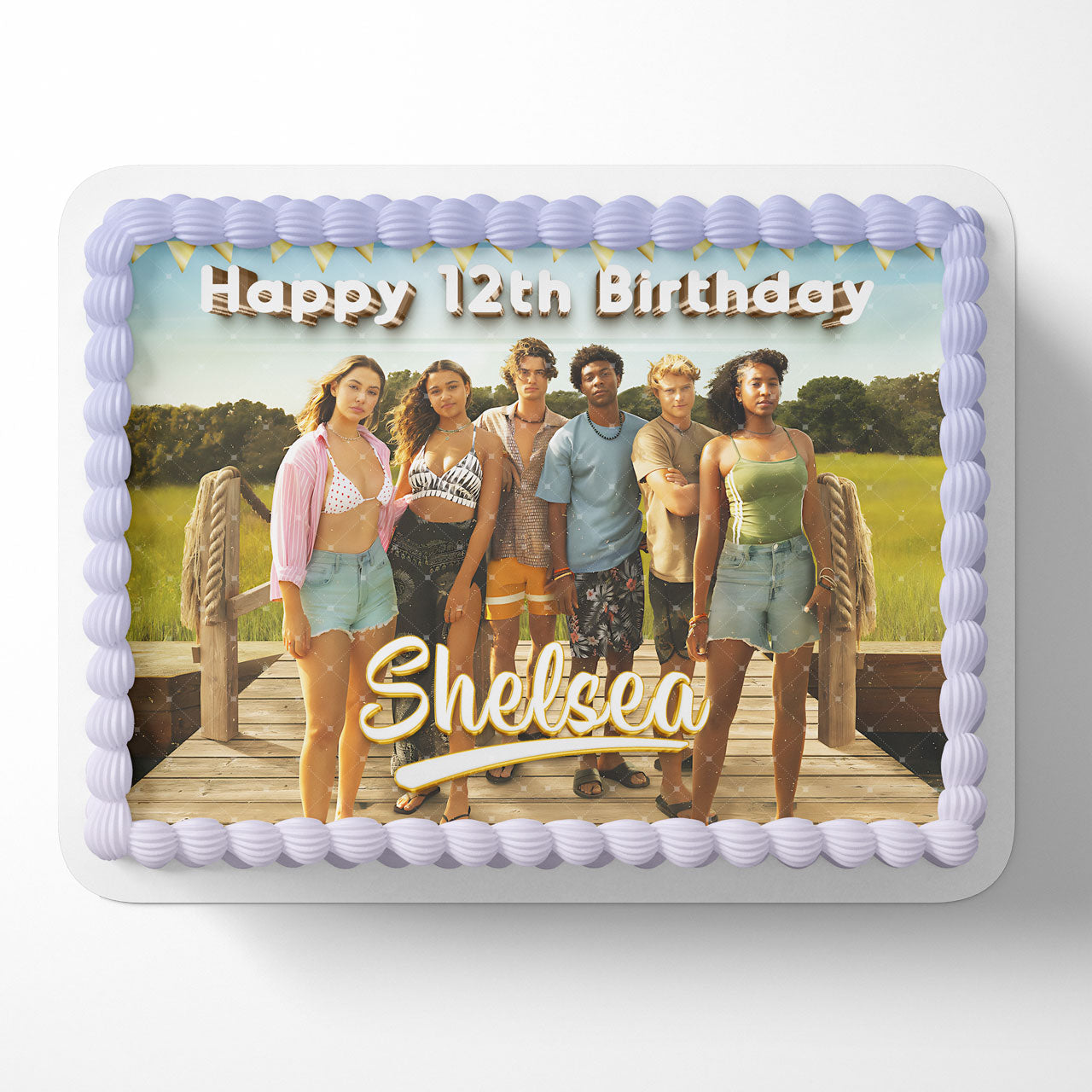 Outer Banks Team Series Edible Cake Topper
