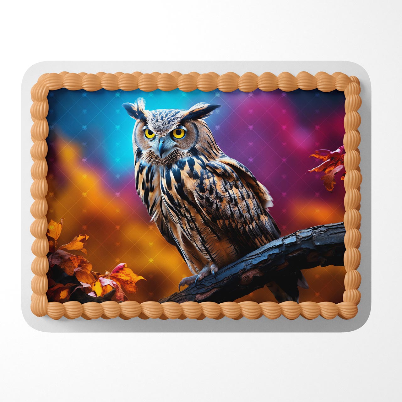 Owl Edible Cake Topper