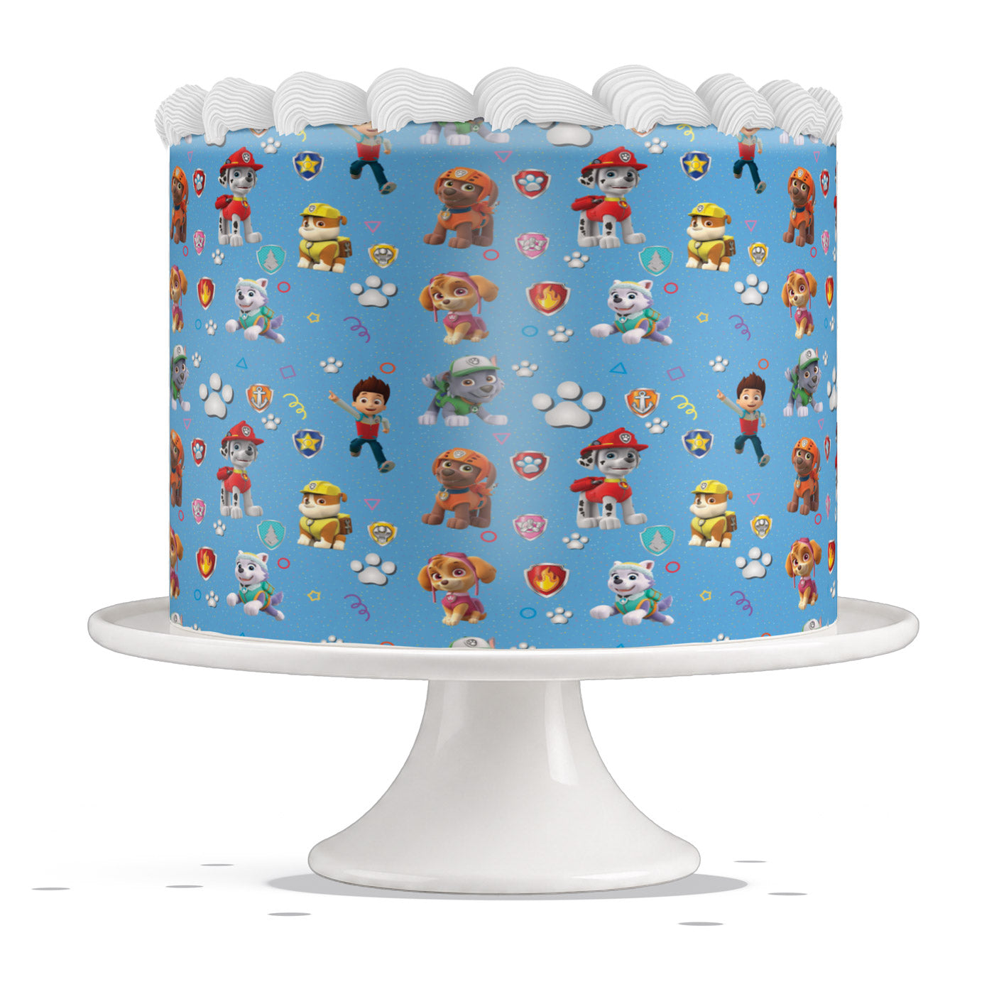 Paw Patrol Edible Cake Wrap Strip Edible Cake Topper Icing Sheet Birthday Cake Decoration