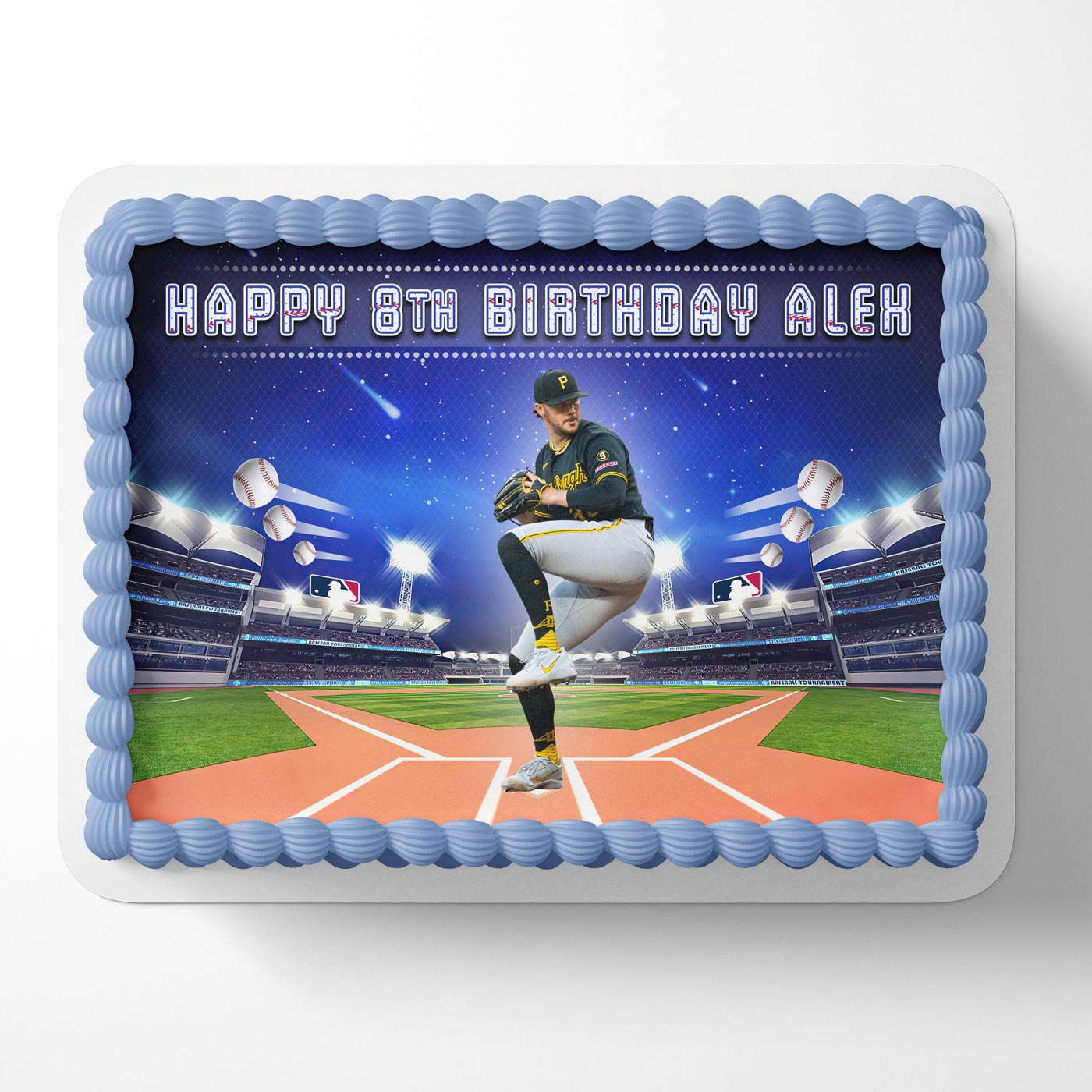 Paul Skenes Edible Cake Image - Edible Cake Topper Birthday Cake Decoration