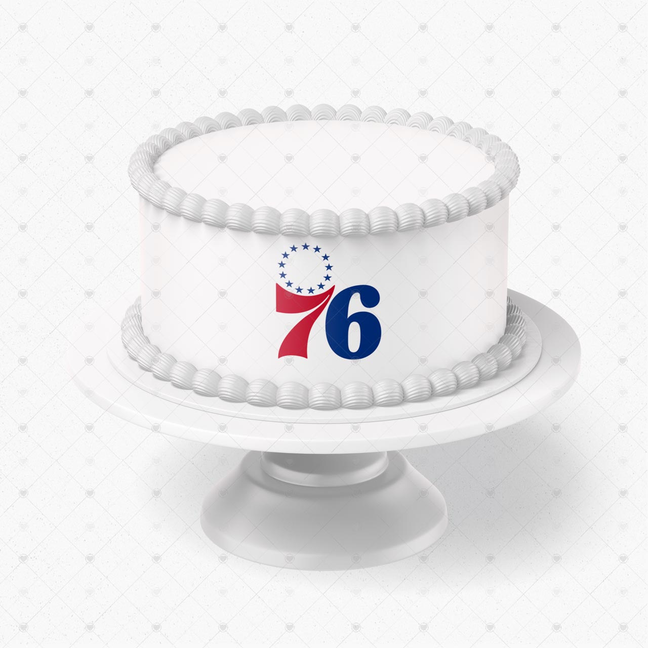 Philadelphia 76ers Logo Edible Cake Wrap Strip – Icing Sheet Cake - Personalized Edible Cake Topper | Custom Icing Sheet | Birthday Cake Decoration
