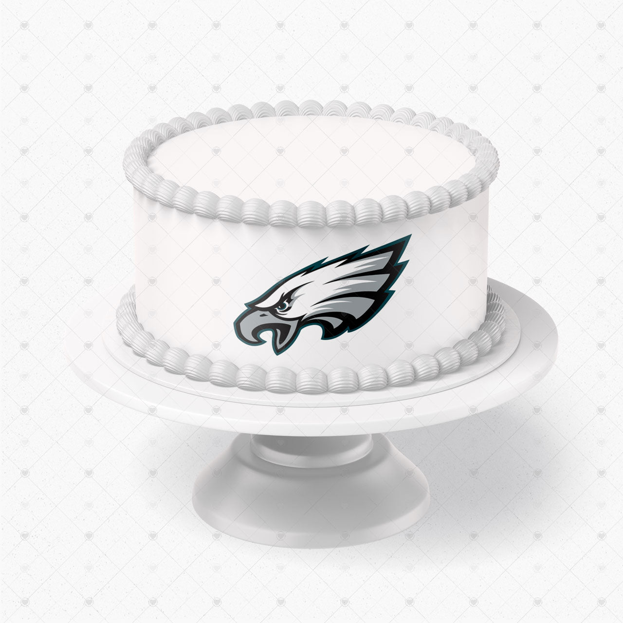 Philadelphia Eagles Logo Edible Cake Wrap Strip – Icing Sheet Cak - Personalized Edible Cake Topper | Custom Icing Sheet | Birthday Cake Decoration