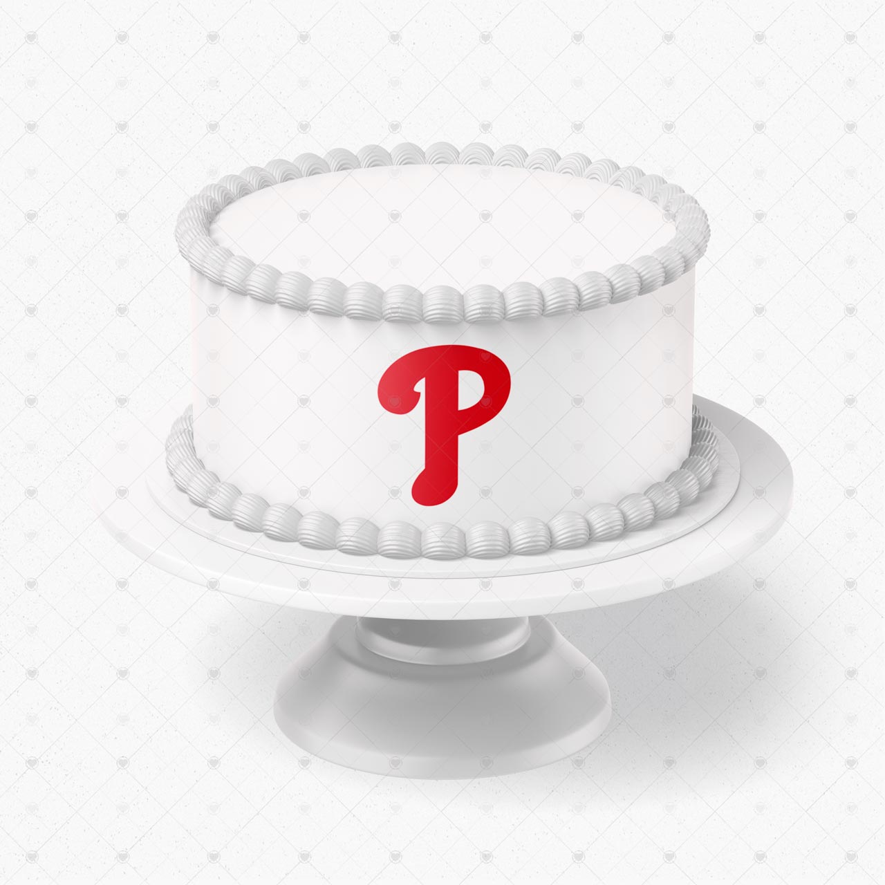 Philadelphia Phillies Logo Edible Cake Wrap Strip – Icing Sheet C - Personalized Edible Cake Topper | Custom Icing Sheet | Birthday Cake Decoration