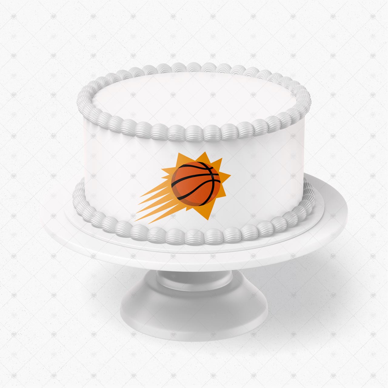 Phoenix Suns Logo Edible Cake Wrap Strip – Icing Sheet Cake Side - Personalized Edible Cake Topper | Custom Icing Sheet | Birthday Cake Decoration