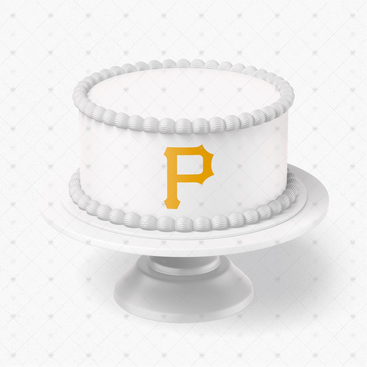 Pittsburgh Pirates Logo Edible Cake Wrap Strip – Icing Sheet Cake - Personalized Edible Cake Topper | Custom Icing Sheet | Birthday Cake Decoration