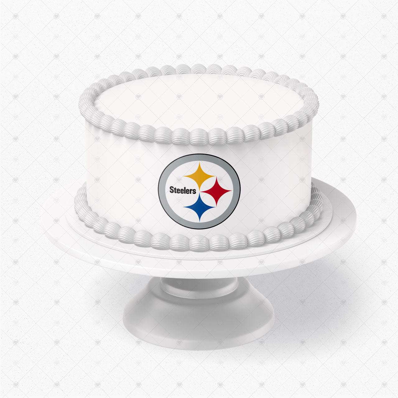 Pittsburgh Steelers Logo Edible Cake Wrap Strip – Icing Sheet Cak - Personalized Edible Cake Topper | Custom Icing Sheet | Birthday Cake Decoration