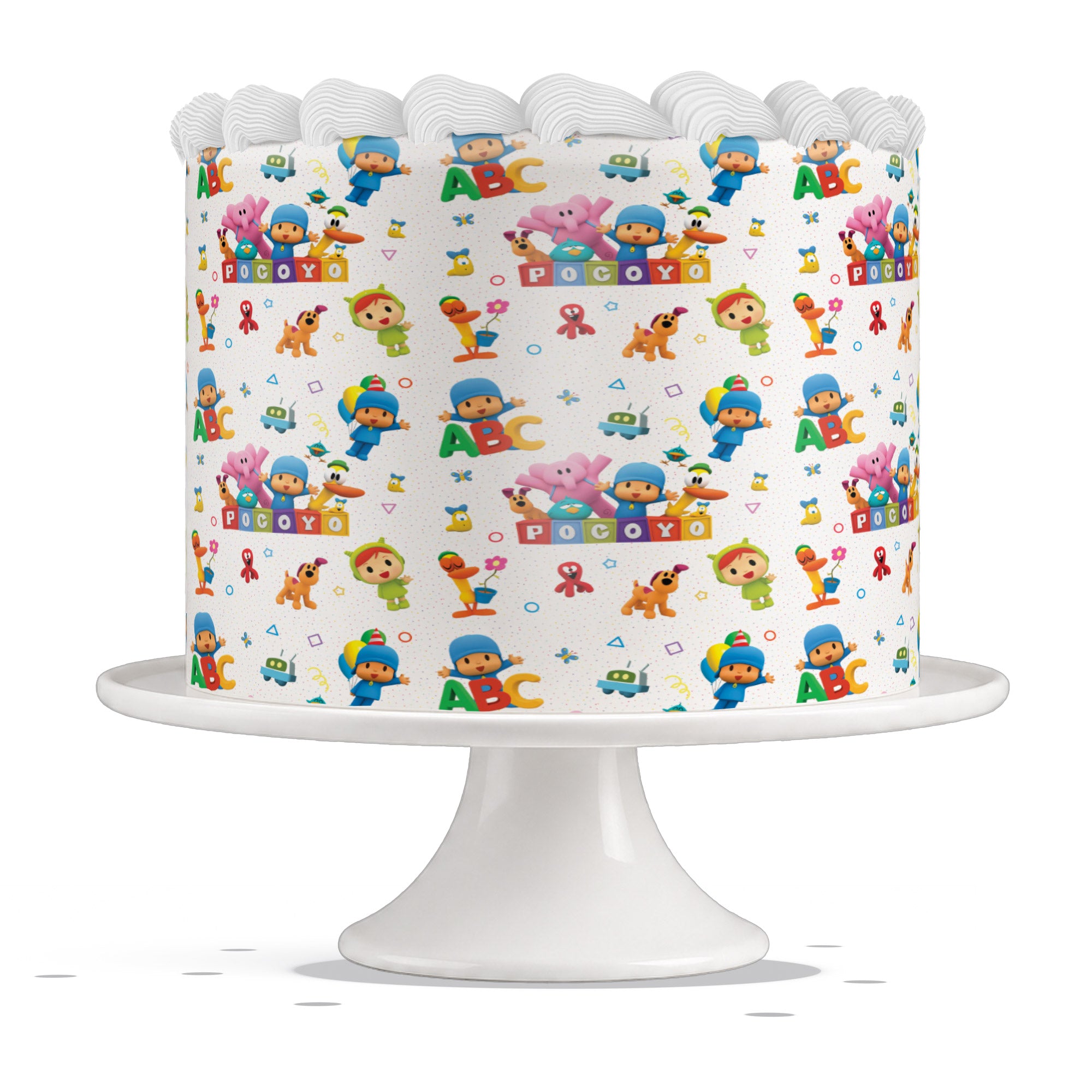 Pocoyo Edible Cake Wrap Strip – Icing Sheet Cake Side Decoration - Edible Cake Topper | Icing Sheet | Birthday Cake Decoration