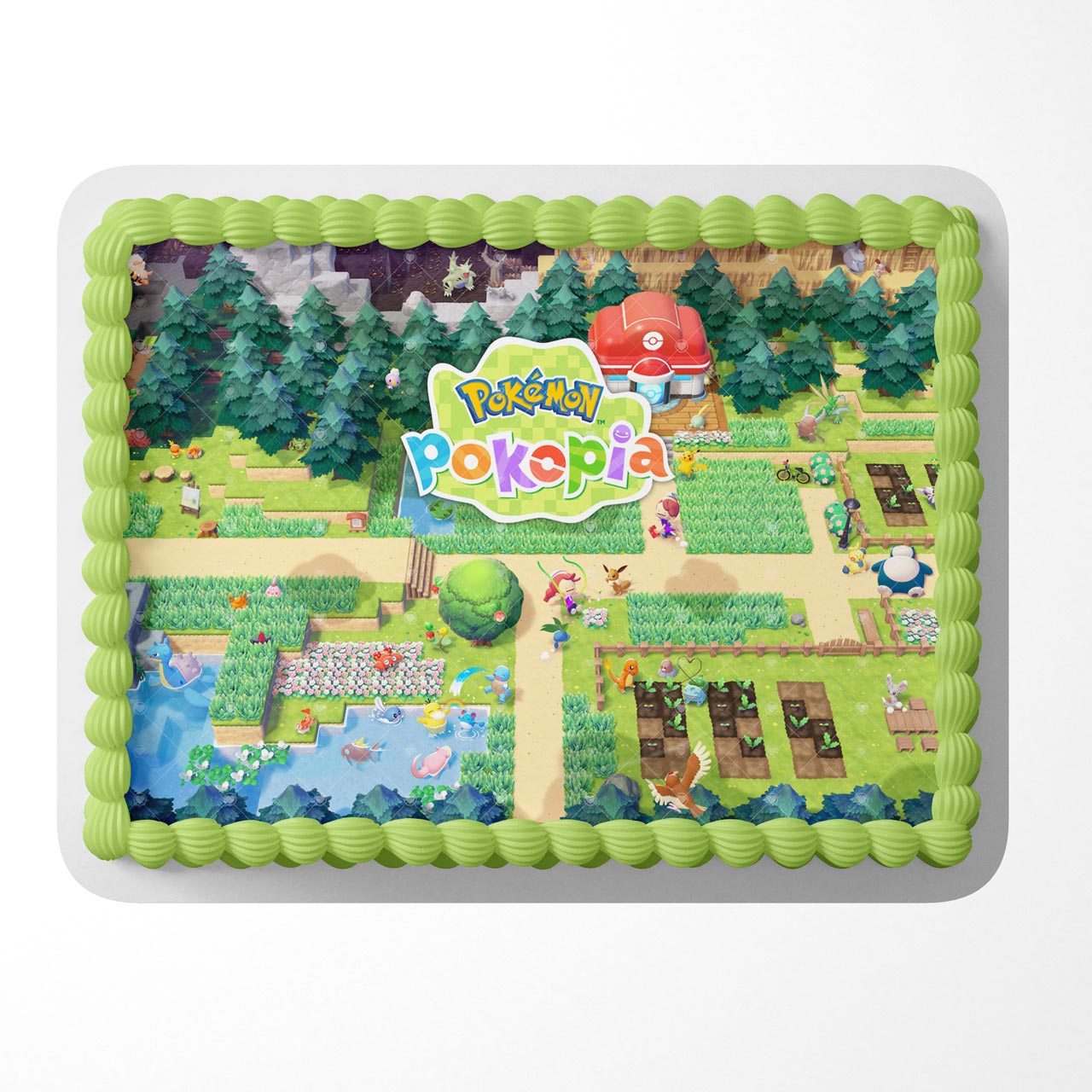 Pokemon Pokopia Edible Cake Topper