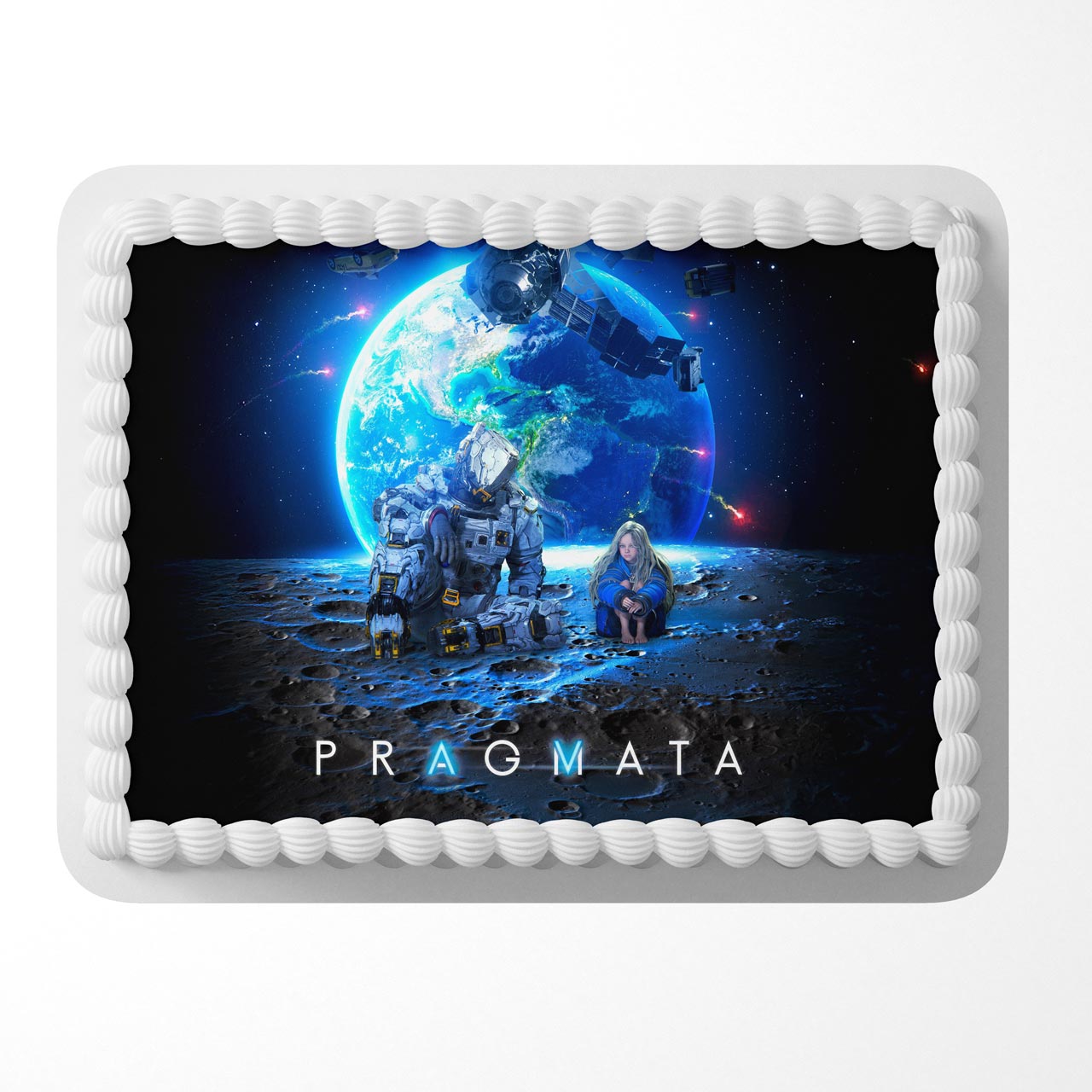 Pragmata Edible Cake Topper
