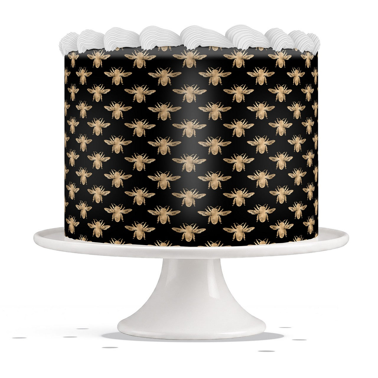 Queen Bees edible cake wrap strip icing sheet