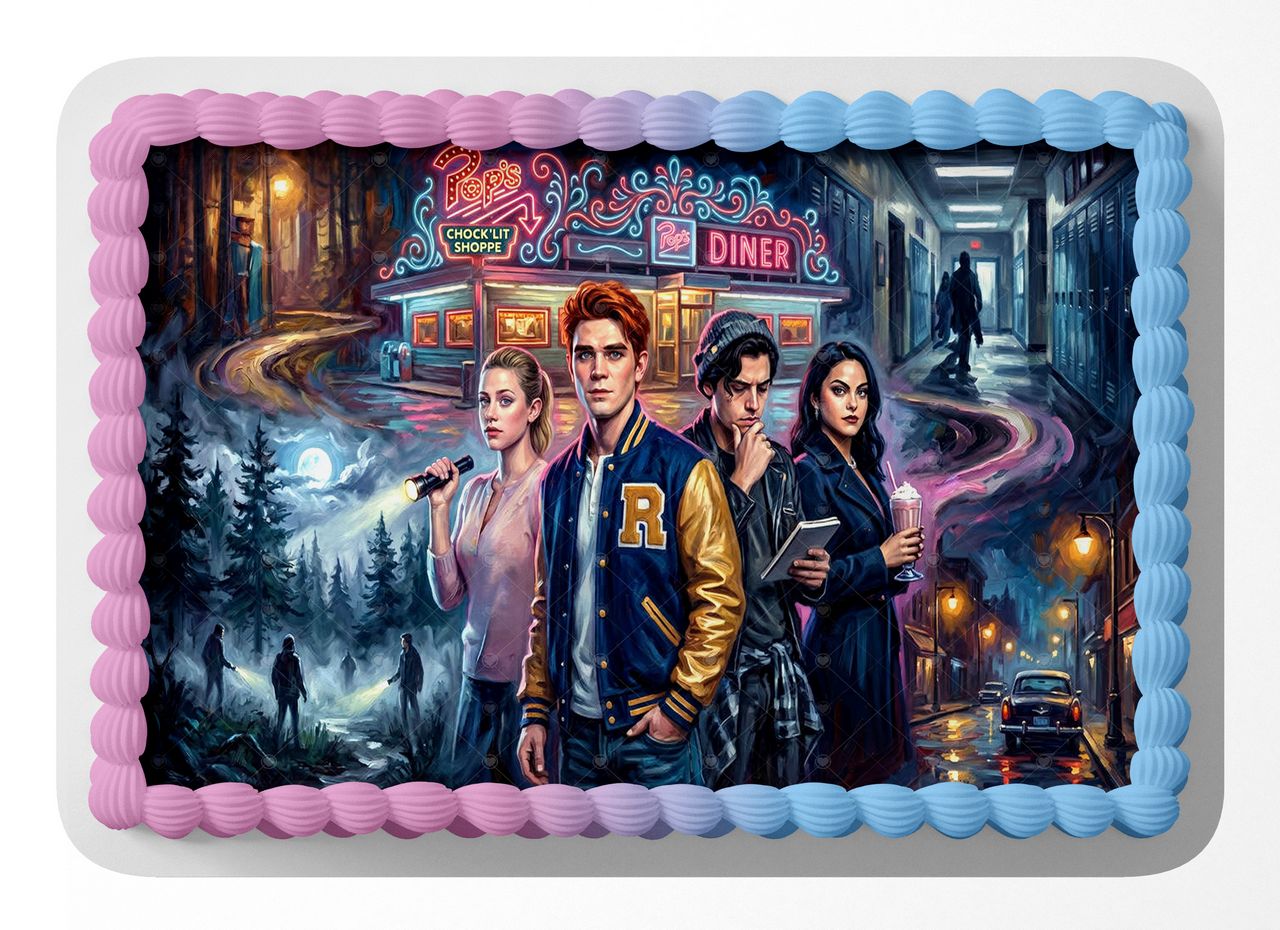Riverdale TV Series edible cake topper