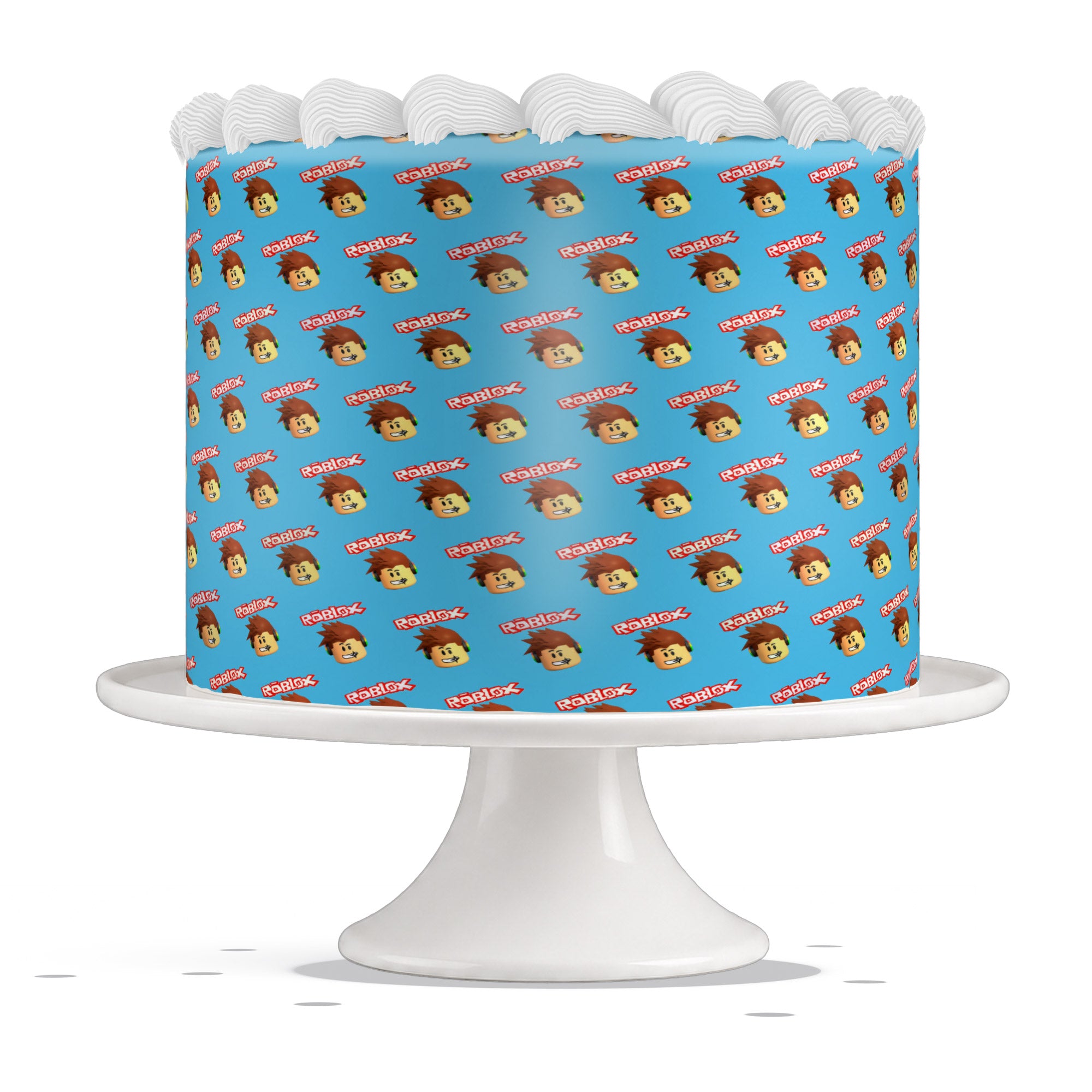 Roblox Edible Cake Wrap Strip – Icing Sheet Cake Side Decoration - Edible Cake Topper | Icing Sheet | Birthday Cake Decoration