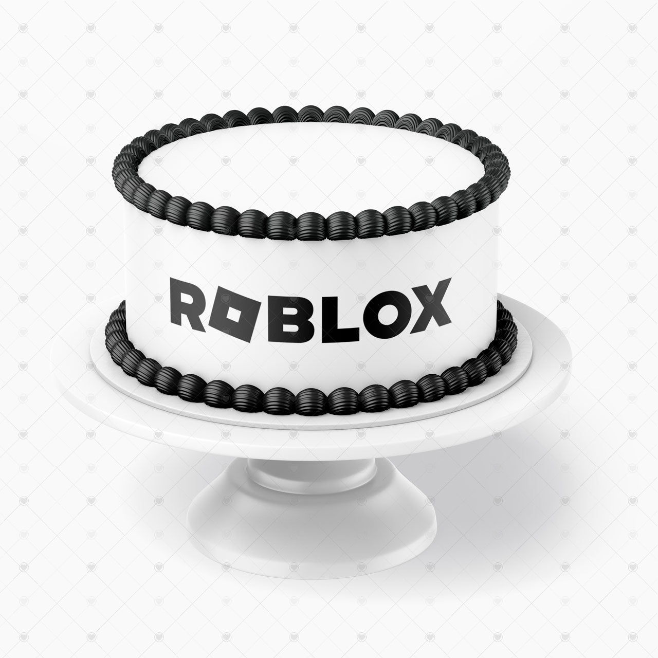 Roblox Logo Tier Cake Round – Icing Sheet Birthday - Personalized Edible Cake Topper | Custom Icing Sheet | Birthday Cake Decoration