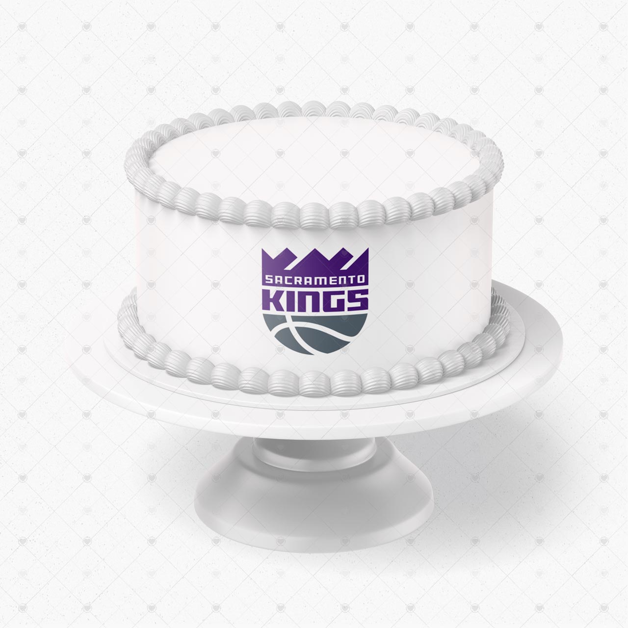 Sacramento Kings Logo Edible Cake Wrap Strip – Icing Sheet Cake S - Personalized Edible Cake Topper | Custom Icing Sheet | Birthday Cake Decoration