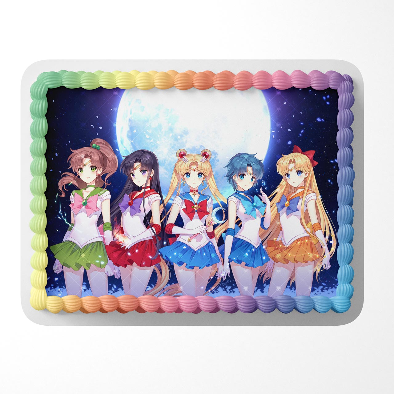 Sailor Moon Girls Edible Cake Topper