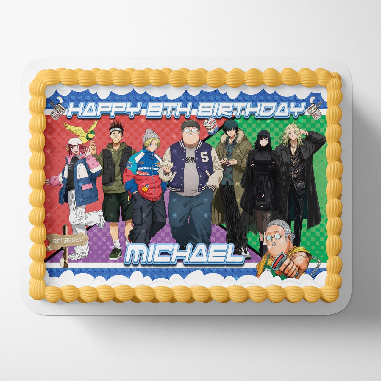Sakamoto Days Edible Cake Topper