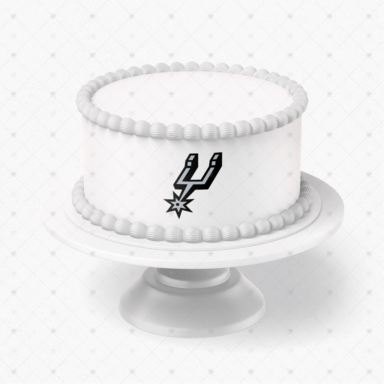 San Antonio Spurs Logo Edible Cake Wrap Strip – Icing Sheet Cake - Personalized Edible Cake Topper | Custom Icing Sheet | Birthday Cake Decoration
