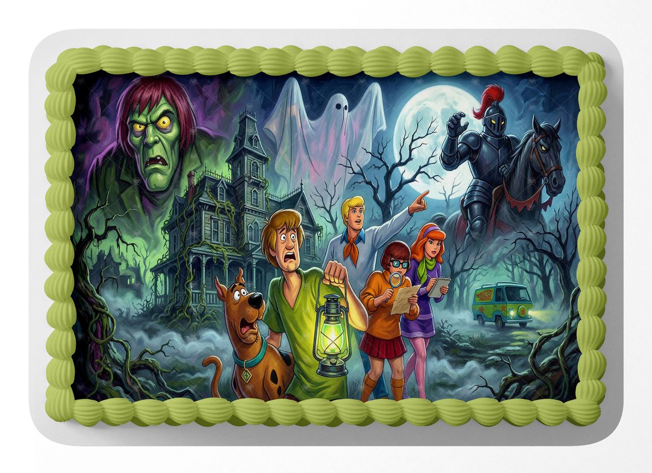 Scooby Doo Classic TV Cartoon edible cake topper