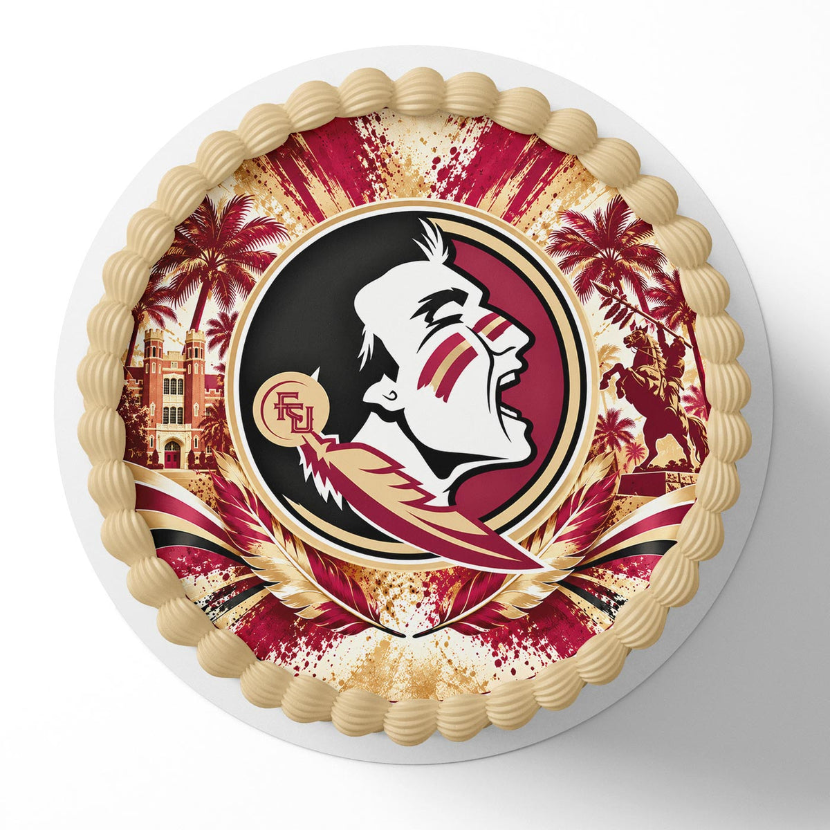 Florida State Seminoles  Edible Cake Topper Decoration | Photo Cake Image | Custom Edible Cake Topper