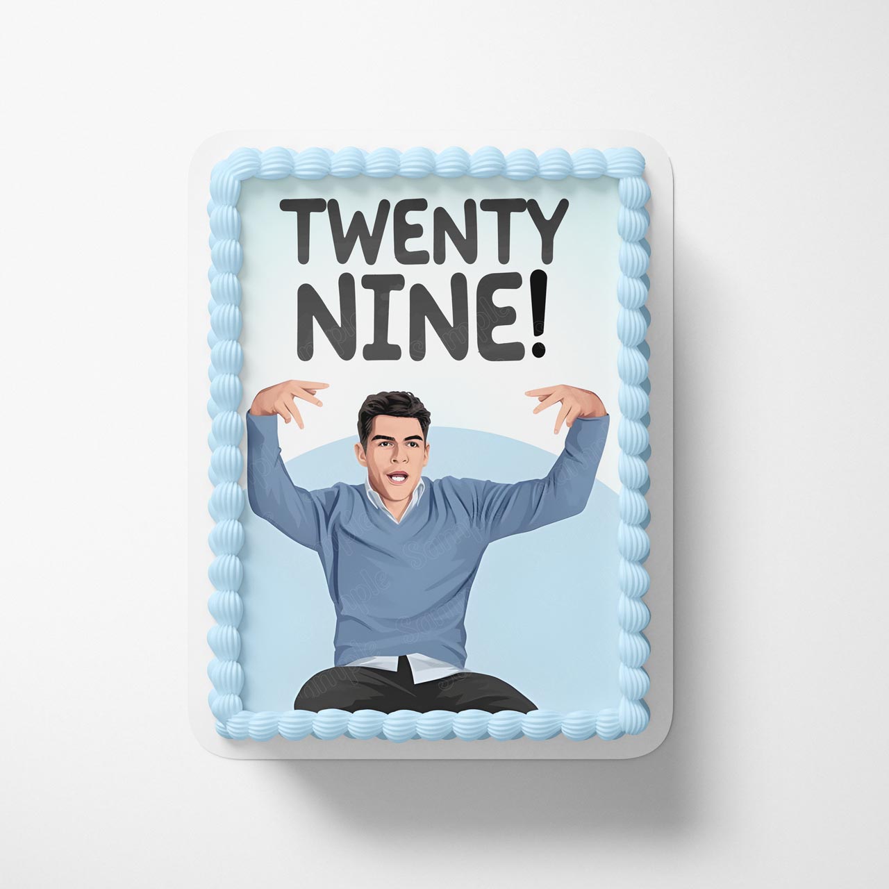 Smicht New Girl Boy 29 Edible Cake Topper