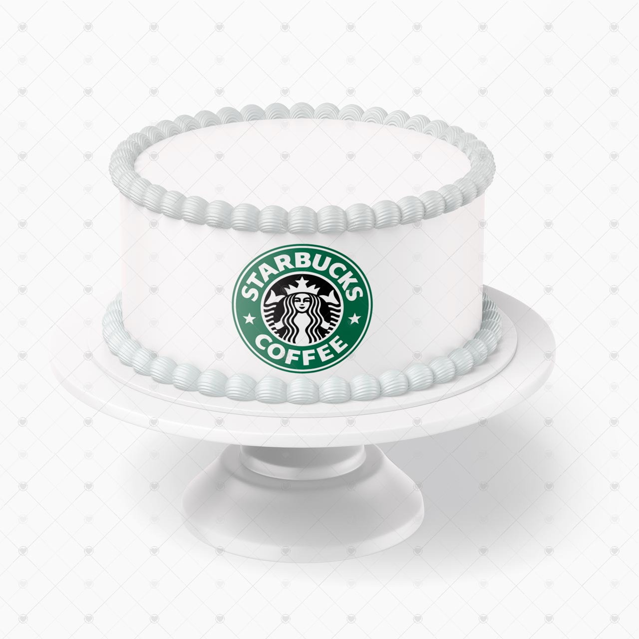 Starbucks Edible Cake Wrap Strip – Icing Sheet Cake Side Dec - Personalized Edible Cake Topper | Custom Icing Sheet | Birthday Cake Decoration