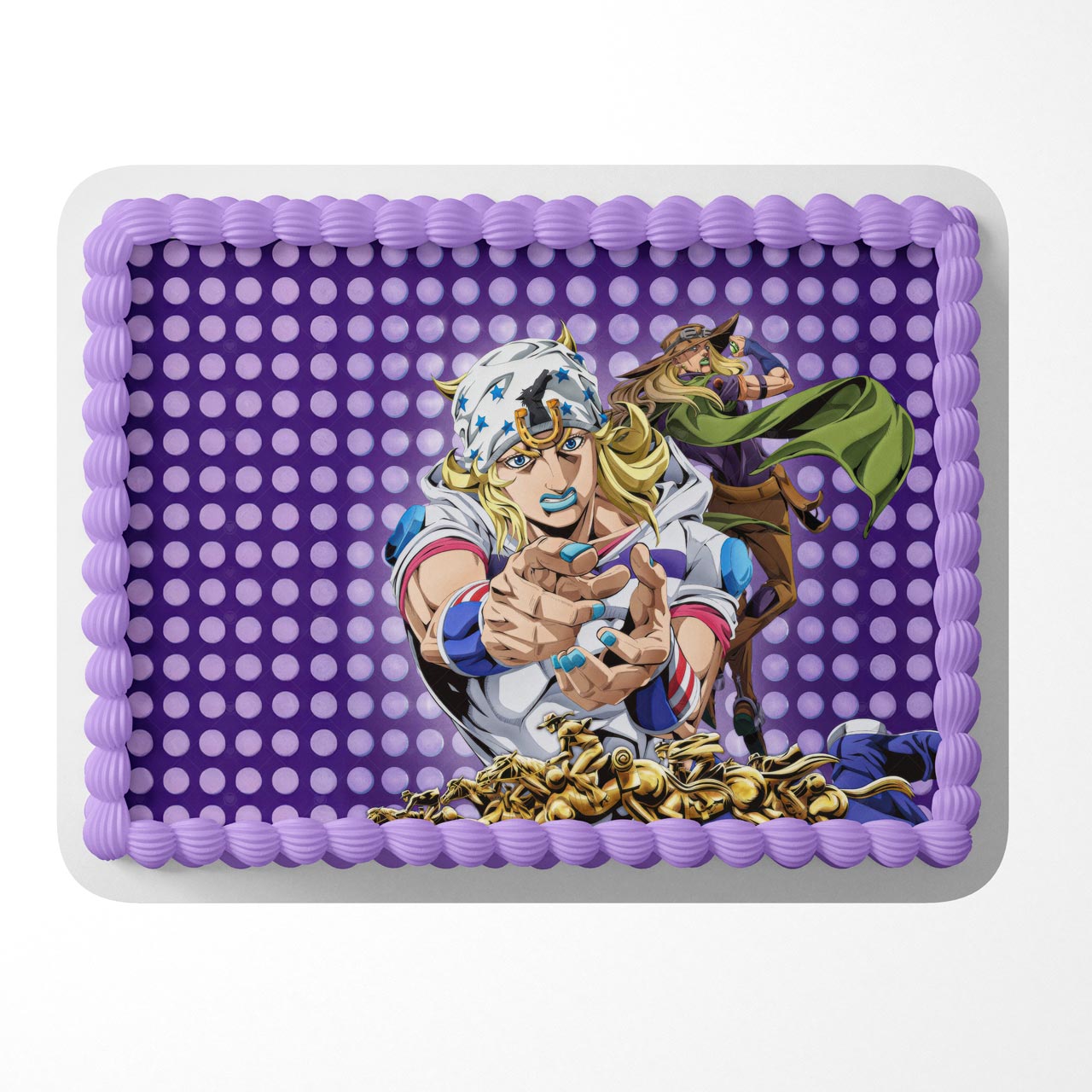 Steel Ball Run JoJos Bizarre Adventure Edible Cake Topper