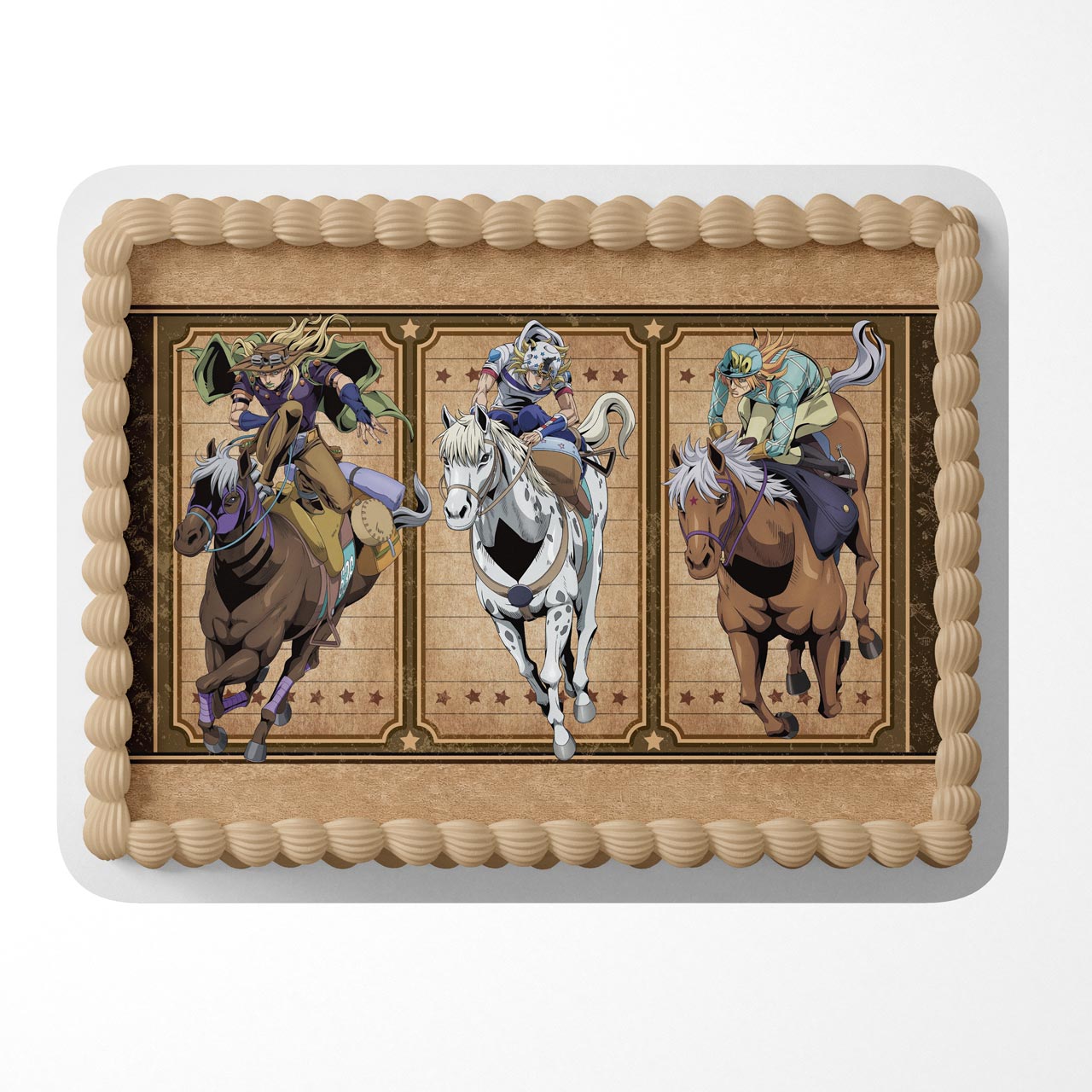 Steel Ball Run JoJos Edible Cake Topper