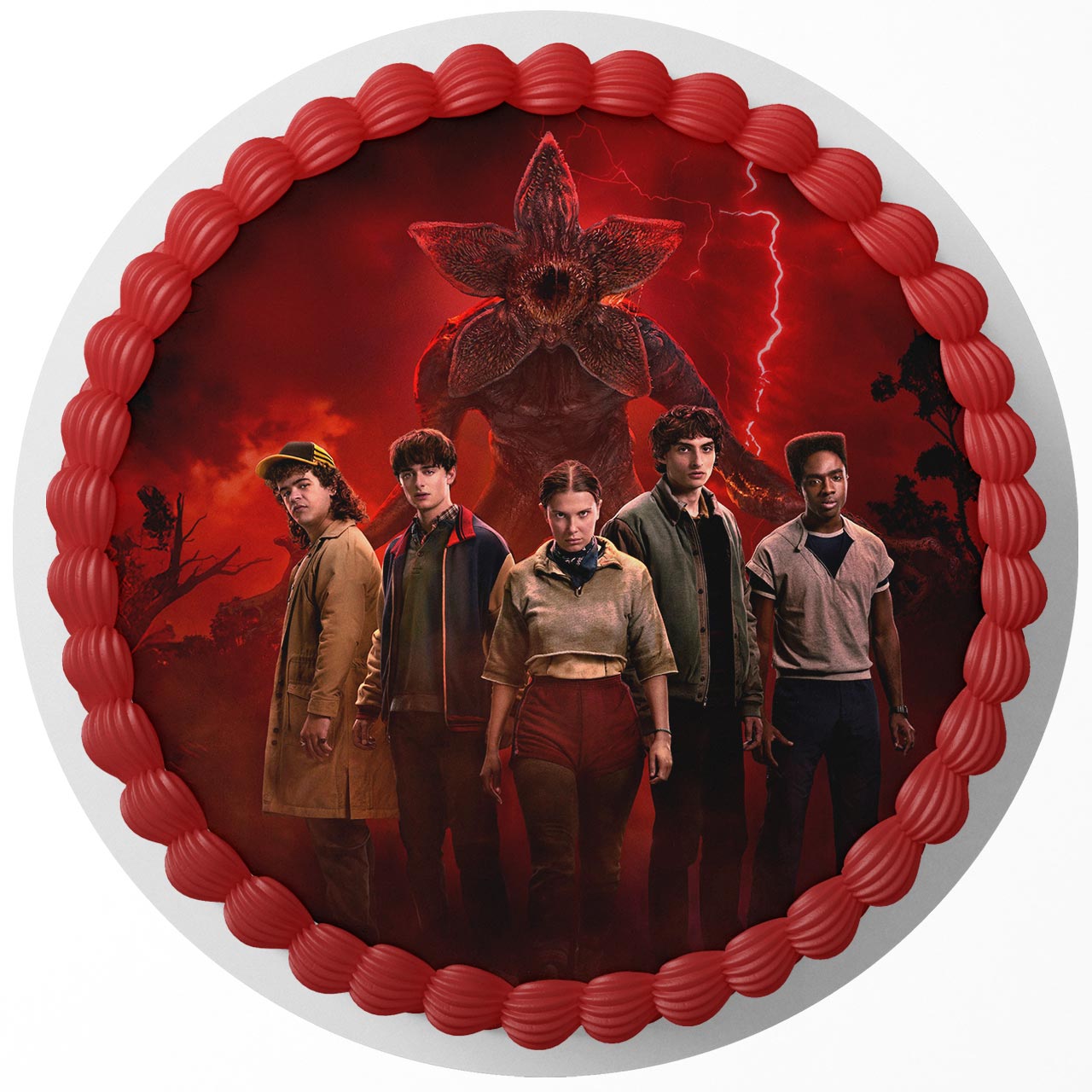 Stranger Universe Things Eleven Round – Icing Sheet Birthday - Personalized Edible Cake Topper | Custom Icing Sheet | Birthday Cake Decoration