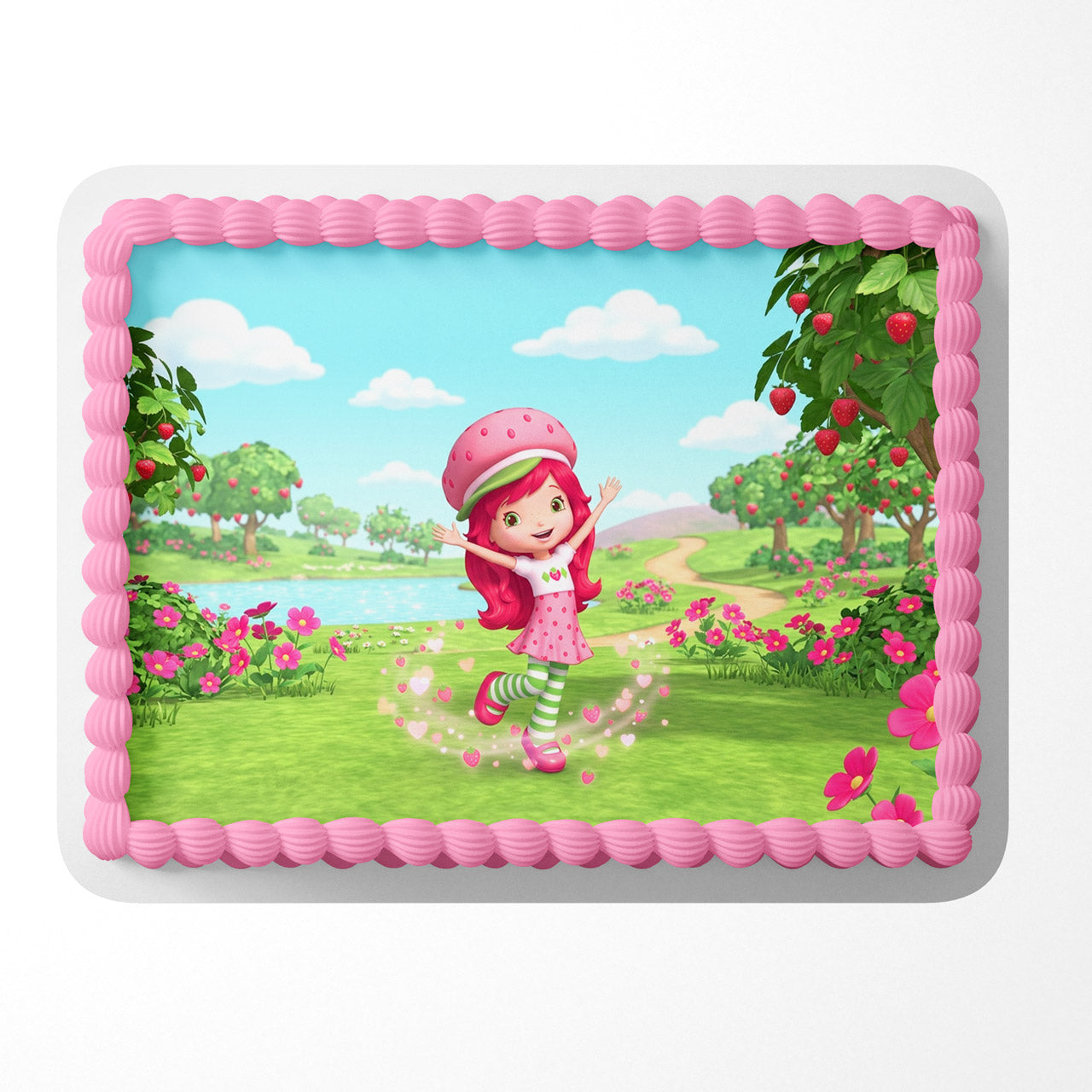 Strawberry Shortcake Orchard Adventure Edible Cake Topper
