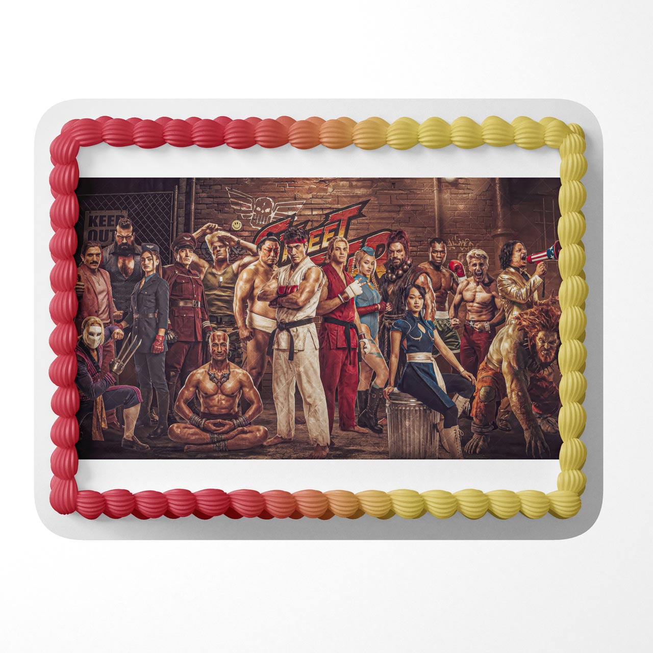 Street Fighter LAM 2026 Edible Cake Topper